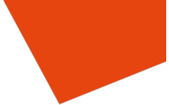 Etalagekarton 48 x 68 cm oranje 380 grs, 10 vel